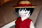 Luffy D. Monkey, from One Piece